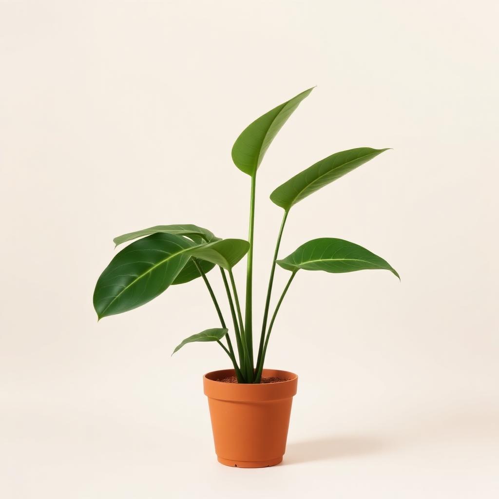 Monstera in Terracotta